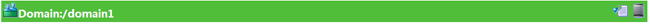 Domain name display bar