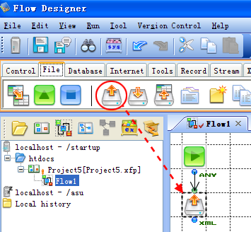 The FileGet component