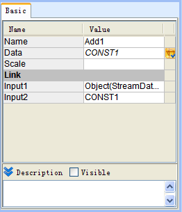 Function properties shown in the inspector