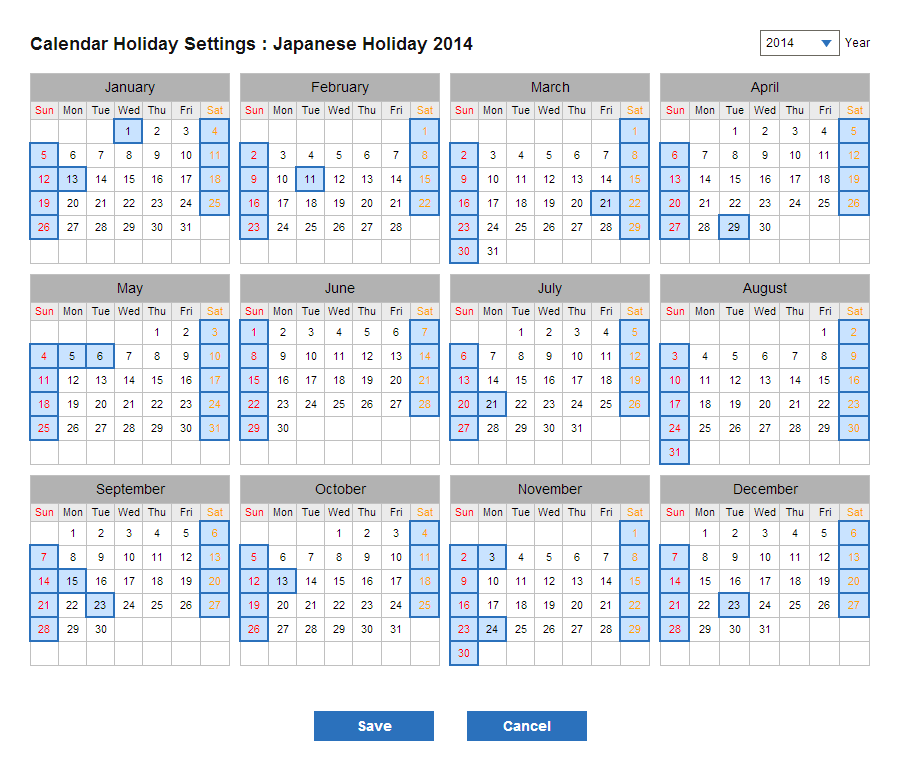 calendar editing dialog box